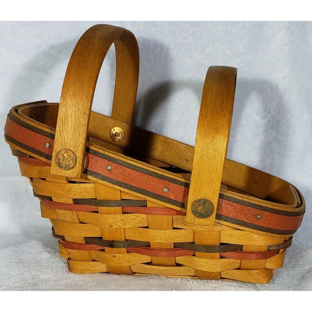 Longaberger 1996 All-American Summertime Basket: 18911 W/Liner, Dual Protector